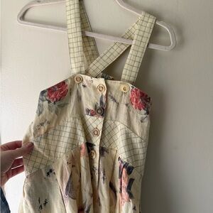 Vintage Carol Anderson Floral Midi Dress with Button Detail